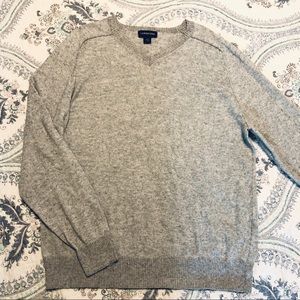 V-Neck Sweater, 15% cashmere, soft